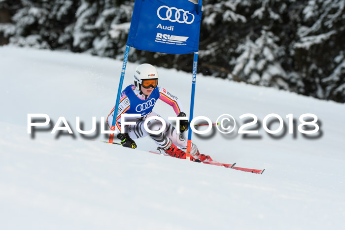 FIS Riesenslalom, Damen + Herren, Oberjoch, Bay. Jugendmeisterschaft, 14.02.2018