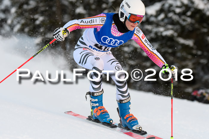 FIS Riesenslalom, Damen + Herren, Oberjoch, Bay. Jugendmeisterschaft, 14.02.2018