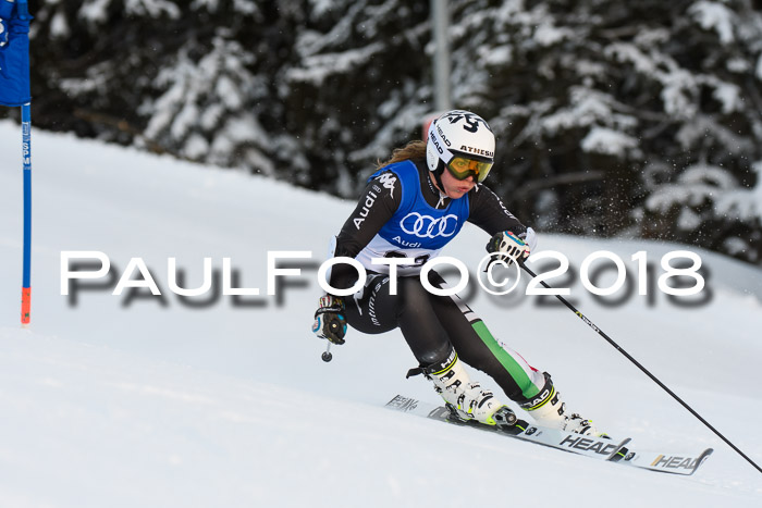 FIS Riesenslalom, Damen + Herren, Oberjoch, Bay. Jugendmeisterschaft, 14.02.2018