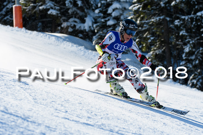 FIS Riesenslalom, Damen + Herren, Oberjoch, Bay. Jugendmeisterschaft, 14.02.2018