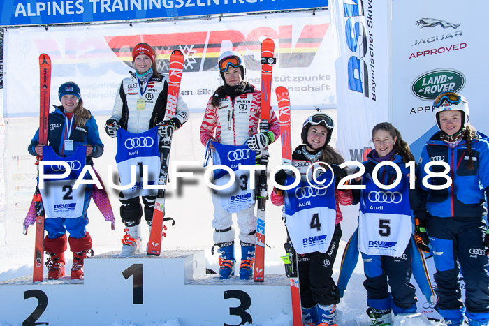 FIS Riesenslalom, Damen + Herren, Oberjoch, Bay. Jugendmeisterschaft, 14.02.2018