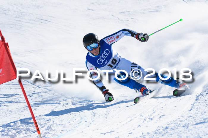 FIS Riesenslalom, Damen + Herren, Oberjoch, Bay. Jugendmeisterschaft, 14.02.2018