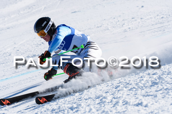 FIS Riesenslalom, Damen + Herren, Oberjoch, Bay. Jugendmeisterschaft, 14.02.2018