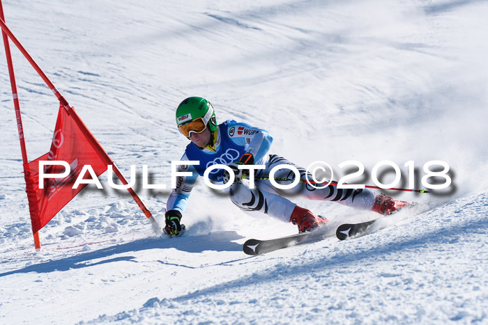 FIS Riesenslalom, Damen + Herren, Oberjoch, Bay. Jugendmeisterschaft, 14.02.2018