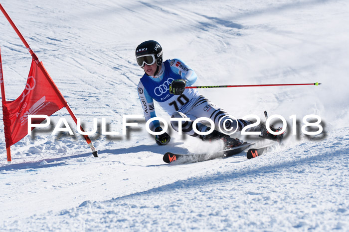 FIS Riesenslalom, Damen + Herren, Oberjoch, Bay. Jugendmeisterschaft, 14.02.2018