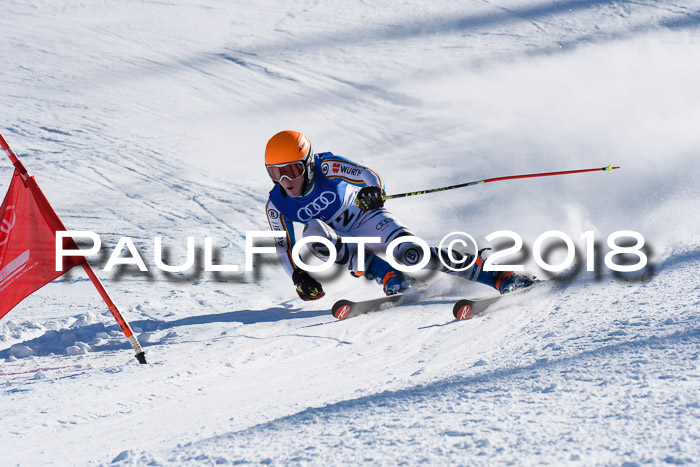 FIS Riesenslalom, Damen + Herren, Oberjoch, Bay. Jugendmeisterschaft, 14.02.2018