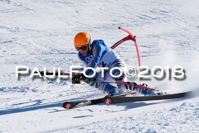 FIS Riesenslalom, Damen + Herren, Oberjoch, Bay. Jugendmeisterschaft, 14.02.2018