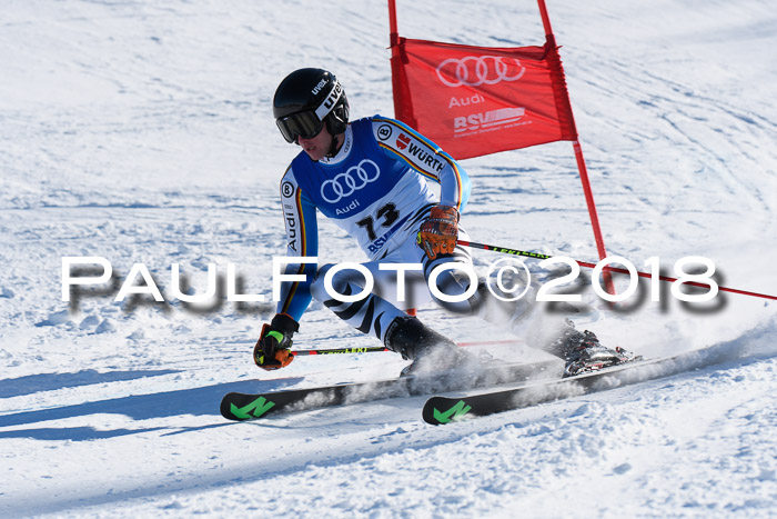 FIS Riesenslalom, Damen + Herren, Oberjoch, Bay. Jugendmeisterschaft, 14.02.2018