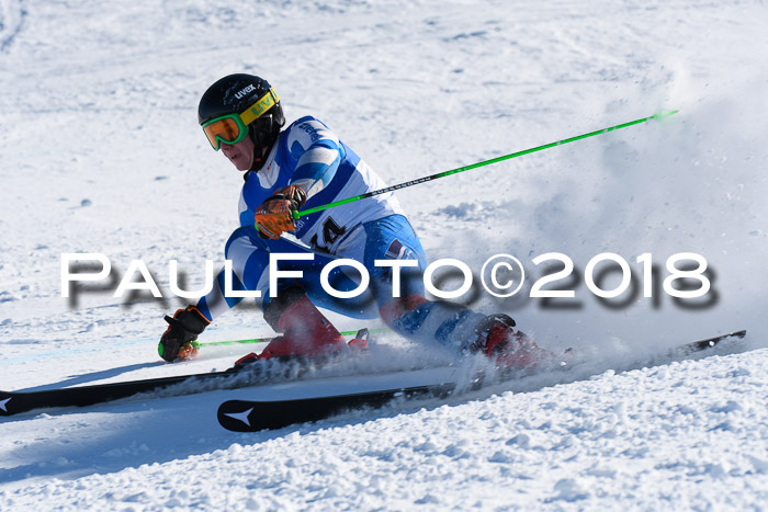 FIS Riesenslalom, Damen + Herren, Oberjoch, Bay. Jugendmeisterschaft, 14.02.2018