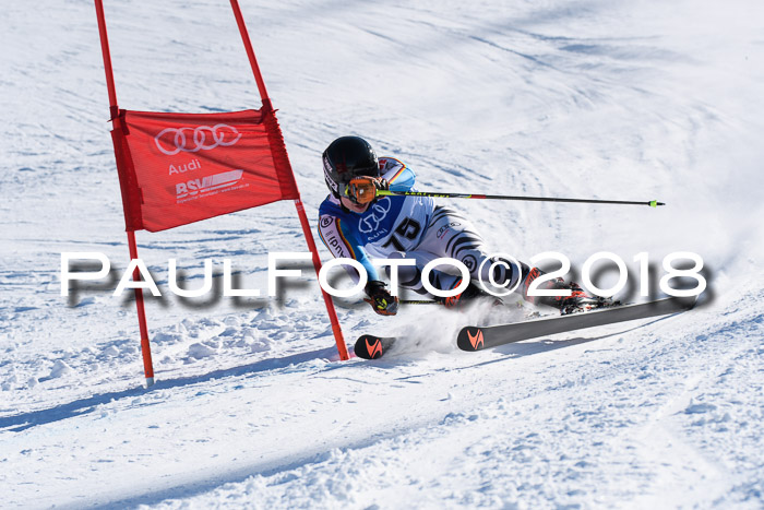 FIS Riesenslalom, Damen + Herren, Oberjoch, Bay. Jugendmeisterschaft, 14.02.2018