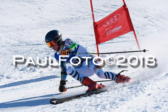 FIS Riesenslalom, Damen + Herren, Oberjoch, Bay. Jugendmeisterschaft, 14.02.2018