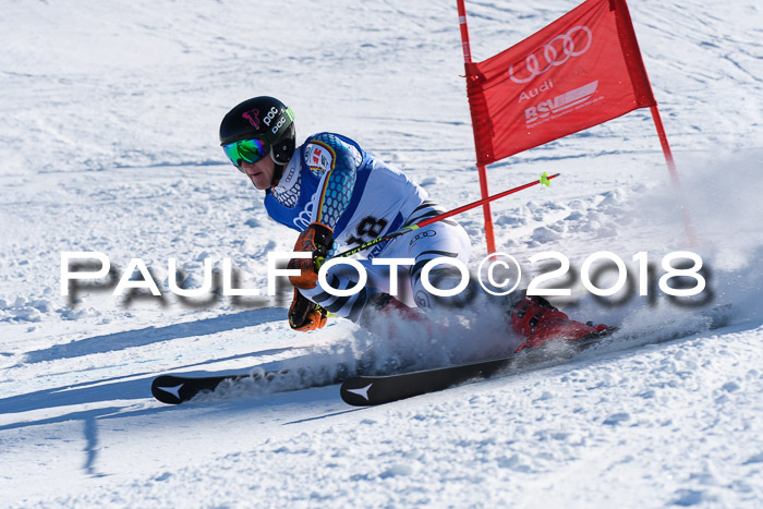 FIS Riesenslalom, Damen + Herren, Oberjoch, Bay. Jugendmeisterschaft, 14.02.2018