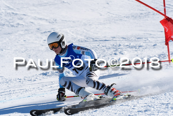 FIS Riesenslalom, Damen + Herren, Oberjoch, Bay. Jugendmeisterschaft, 14.02.2018