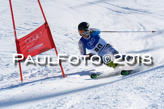 FIS Riesenslalom, Damen + Herren, Oberjoch, Bay. Jugendmeisterschaft, 14.02.2018