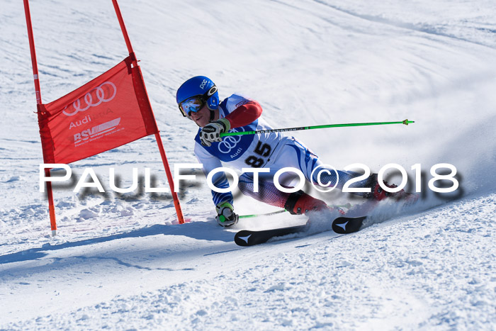 FIS Riesenslalom, Damen + Herren, Oberjoch, Bay. Jugendmeisterschaft, 14.02.2018