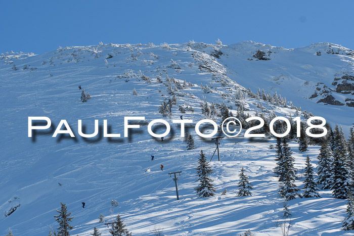 FIS Riesenslalom, Damen + Herren, Oberjoch, Bay. Jugendmeisterschaft, 14.02.2018