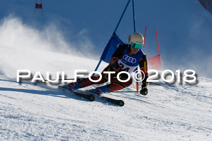 FIS Riesenslalom, Damen + Herren, Oberjoch, Bay. Jugendmeisterschaft, 14.02.2018