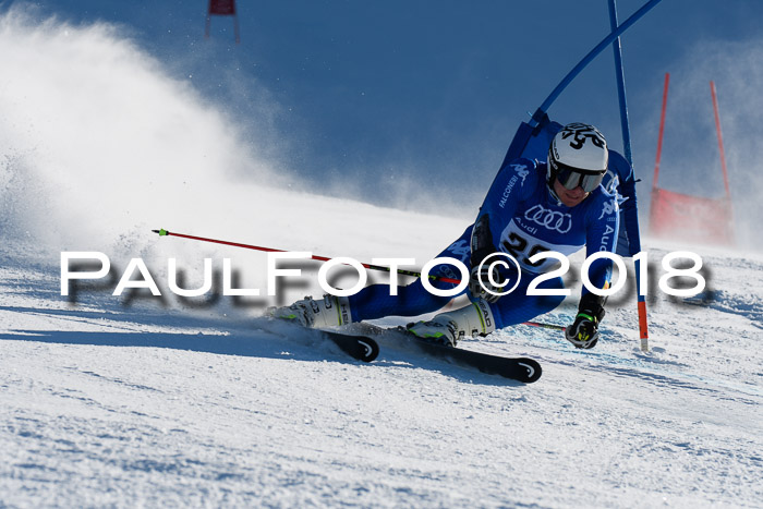 FIS Riesenslalom, Damen + Herren, Oberjoch, Bay. Jugendmeisterschaft, 14.02.2018