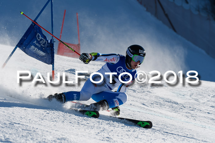 FIS Riesenslalom, Damen + Herren, Oberjoch, Bay. Jugendmeisterschaft, 14.02.2018