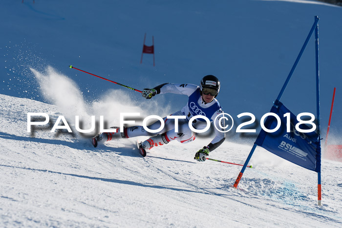 FIS Riesenslalom, Damen + Herren, Oberjoch, Bay. Jugendmeisterschaft, 14.02.2018