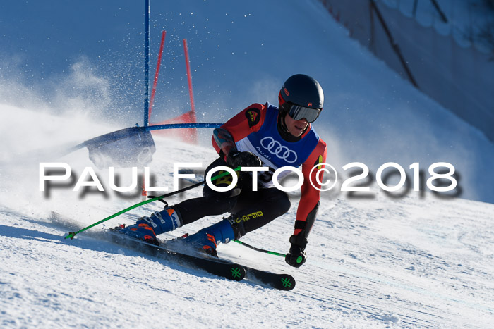 FIS Riesenslalom, Damen + Herren, Oberjoch, Bay. Jugendmeisterschaft, 14.02.2018