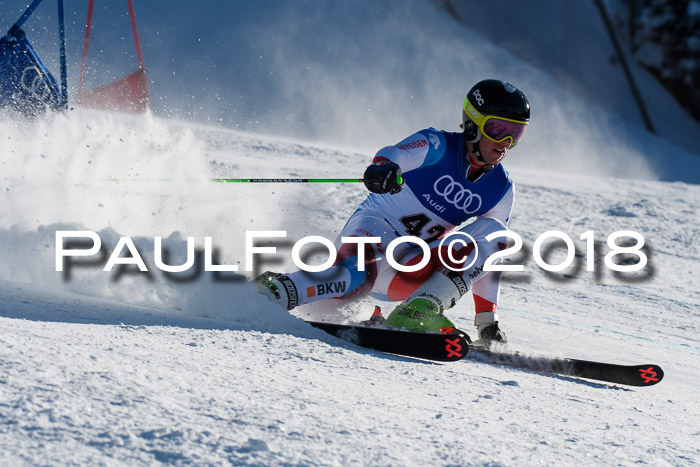 FIS Riesenslalom, Damen + Herren, Oberjoch, Bay. Jugendmeisterschaft, 14.02.2018