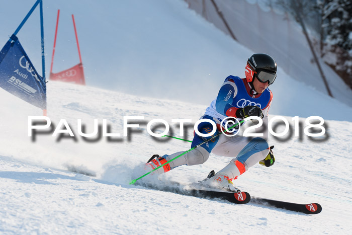 FIS Riesenslalom, Damen + Herren, Oberjoch, Bay. Jugendmeisterschaft, 14.02.2018