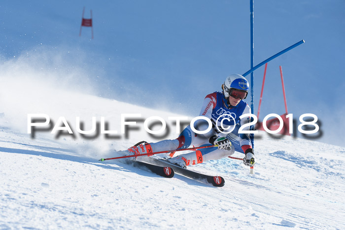 FIS Riesenslalom, Damen + Herren, Oberjoch, Bay. Jugendmeisterschaft, 14.02.2018