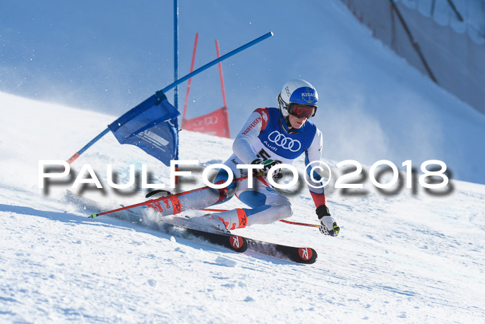 FIS Riesenslalom, Damen + Herren, Oberjoch, Bay. Jugendmeisterschaft, 14.02.2018