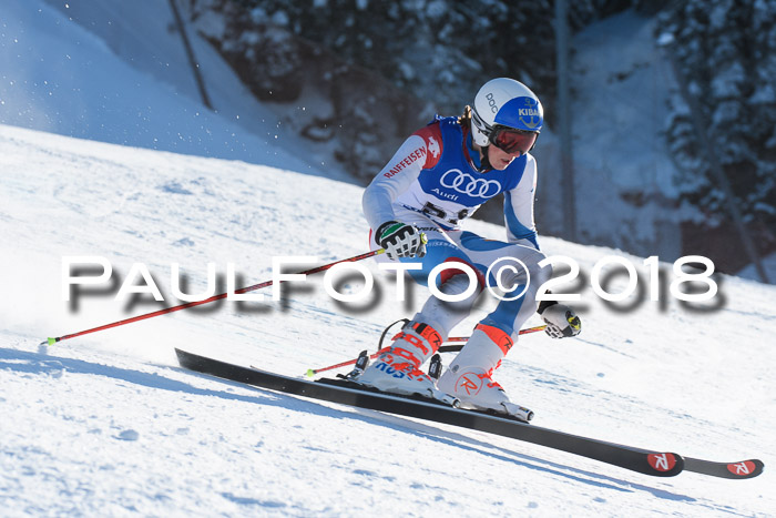 FIS Riesenslalom, Damen + Herren, Oberjoch, Bay. Jugendmeisterschaft, 14.02.2018