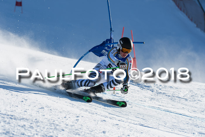 FIS Riesenslalom, Damen + Herren, Oberjoch, Bay. Jugendmeisterschaft, 14.02.2018