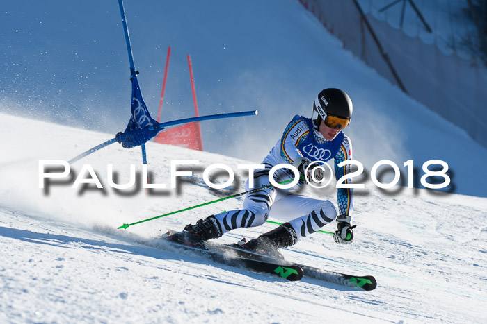 FIS Riesenslalom, Damen + Herren, Oberjoch, Bay. Jugendmeisterschaft, 14.02.2018