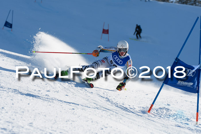 FIS Riesenslalom, Damen + Herren, Oberjoch, Bay. Jugendmeisterschaft, 14.02.2018