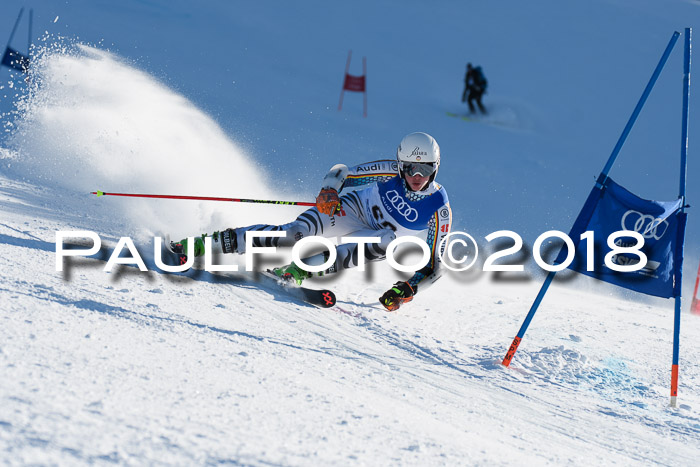 FIS Riesenslalom, Damen + Herren, Oberjoch, Bay. Jugendmeisterschaft, 14.02.2018