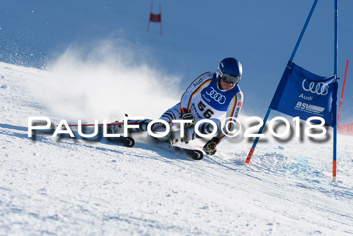 FIS Riesenslalom, Damen + Herren, Oberjoch, Bay. Jugendmeisterschaft, 14.02.2018