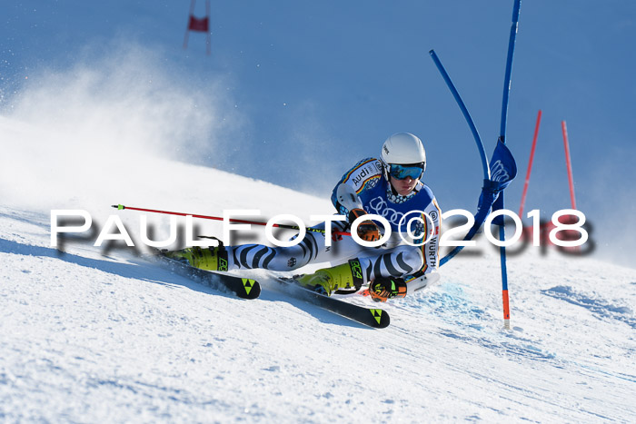 FIS Riesenslalom, Damen + Herren, Oberjoch, Bay. Jugendmeisterschaft, 14.02.2018