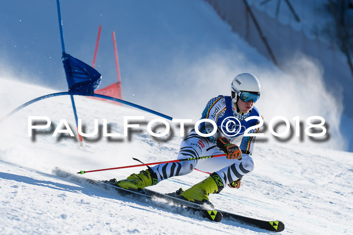 FIS Riesenslalom, Damen + Herren, Oberjoch, Bay. Jugendmeisterschaft, 14.02.2018