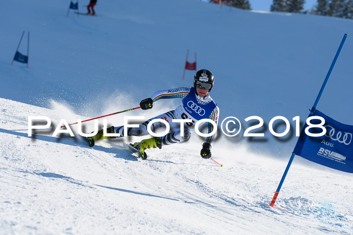 FIS Riesenslalom, Damen + Herren, Oberjoch, Bay. Jugendmeisterschaft, 14.02.2018