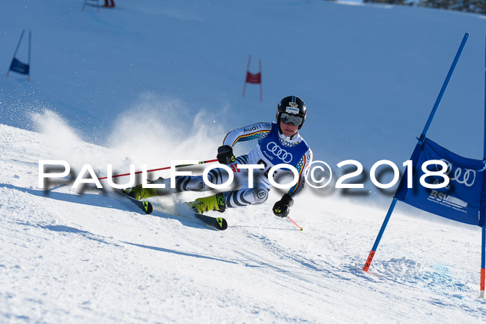 FIS Riesenslalom, Damen + Herren, Oberjoch, Bay. Jugendmeisterschaft, 14.02.2018