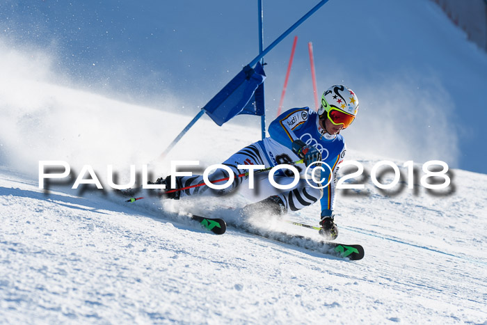 FIS Riesenslalom, Damen + Herren, Oberjoch, Bay. Jugendmeisterschaft, 14.02.2018