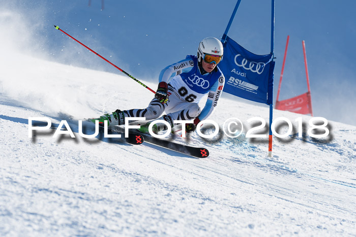 FIS Riesenslalom, Damen + Herren, Oberjoch, Bay. Jugendmeisterschaft, 14.02.2018