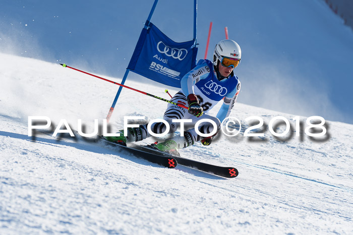 FIS Riesenslalom, Damen + Herren, Oberjoch, Bay. Jugendmeisterschaft, 14.02.2018