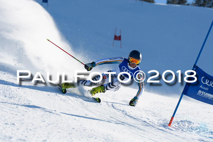 FIS Riesenslalom, Damen + Herren, Oberjoch, Bay. Jugendmeisterschaft, 14.02.2018