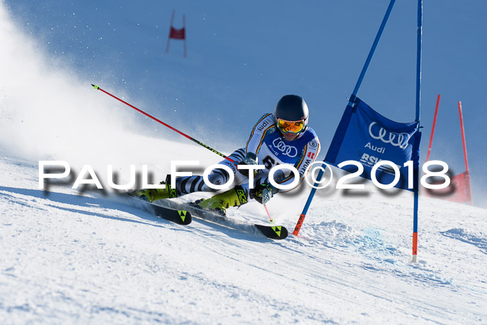 FIS Riesenslalom, Damen + Herren, Oberjoch, Bay. Jugendmeisterschaft, 14.02.2018