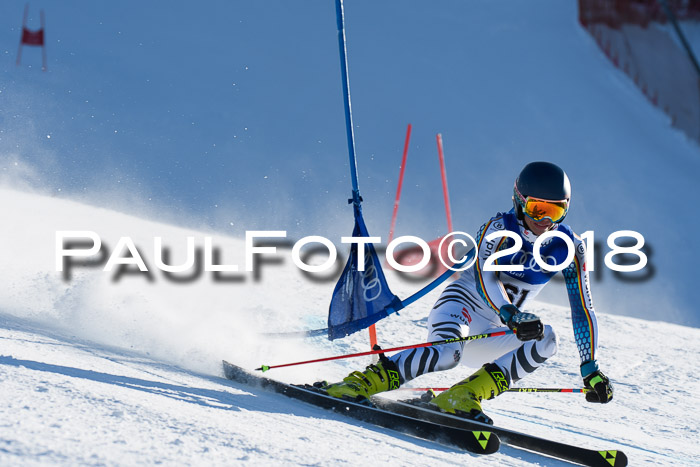 FIS Riesenslalom, Damen + Herren, Oberjoch, Bay. Jugendmeisterschaft, 14.02.2018