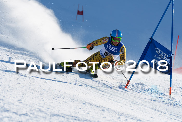 FIS Riesenslalom, Damen + Herren, Oberjoch, Bay. Jugendmeisterschaft, 14.02.2018