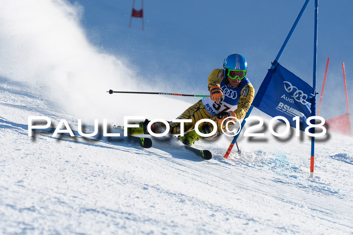 FIS Riesenslalom, Damen + Herren, Oberjoch, Bay. Jugendmeisterschaft, 14.02.2018