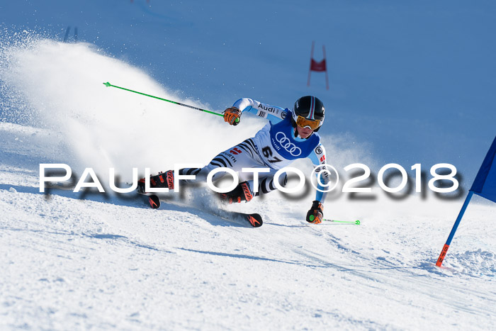 FIS Riesenslalom, Damen + Herren, Oberjoch, Bay. Jugendmeisterschaft, 14.02.2018