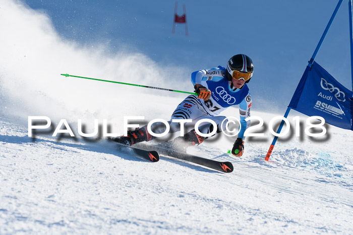 FIS Riesenslalom, Damen + Herren, Oberjoch, Bay. Jugendmeisterschaft, 14.02.2018