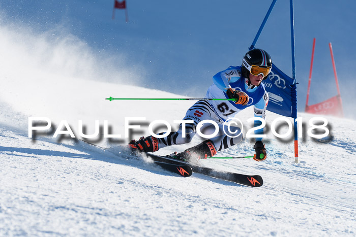 FIS Riesenslalom, Damen + Herren, Oberjoch, Bay. Jugendmeisterschaft, 14.02.2018